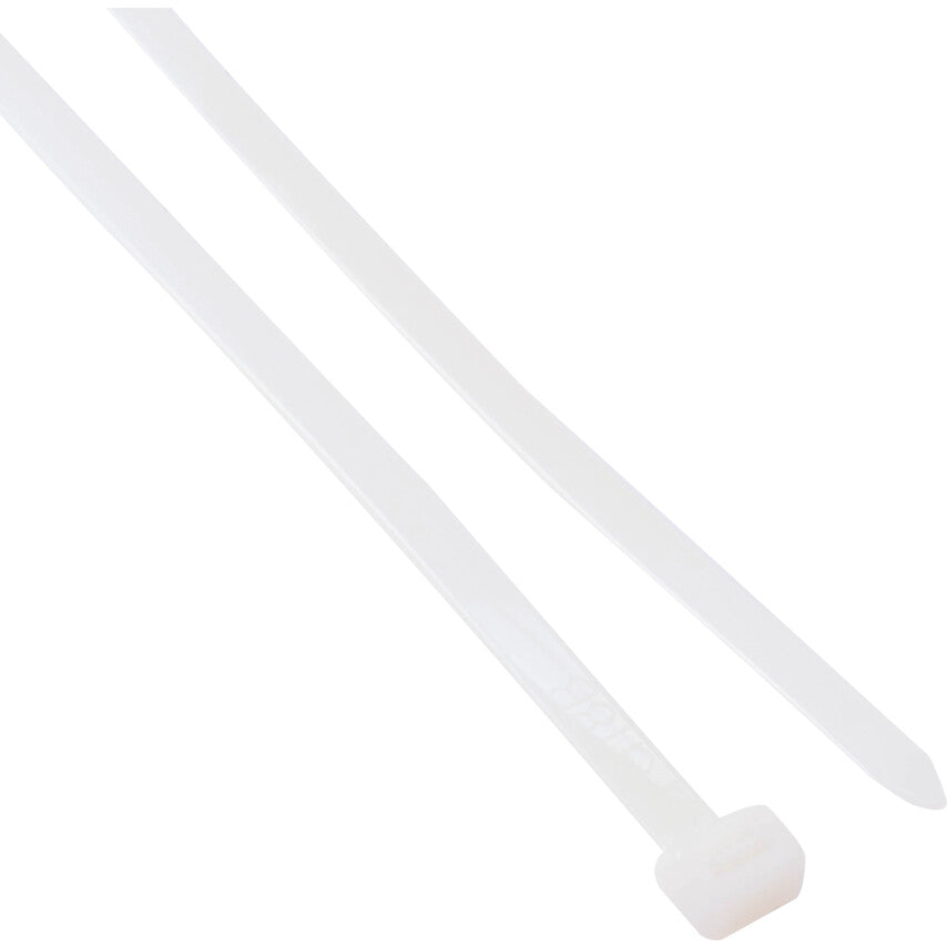 Cable Ties, Natural, 7.6x300mm (Pk-100)
