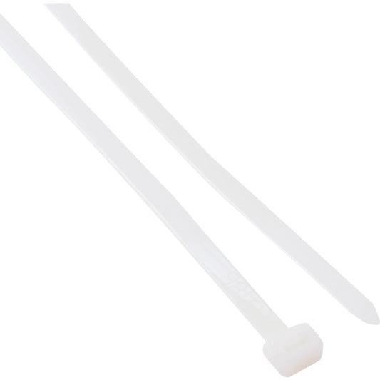 Cable Ties, Natural, 7.6x300mm (Pk-100)