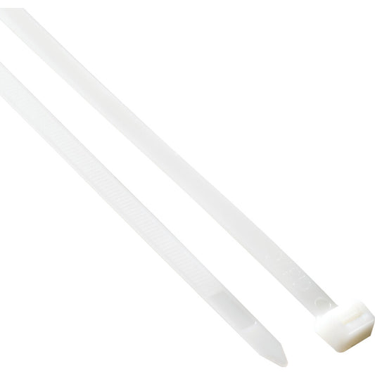 Cable Ties, Natural, 7.6x370mm (Pk-100)