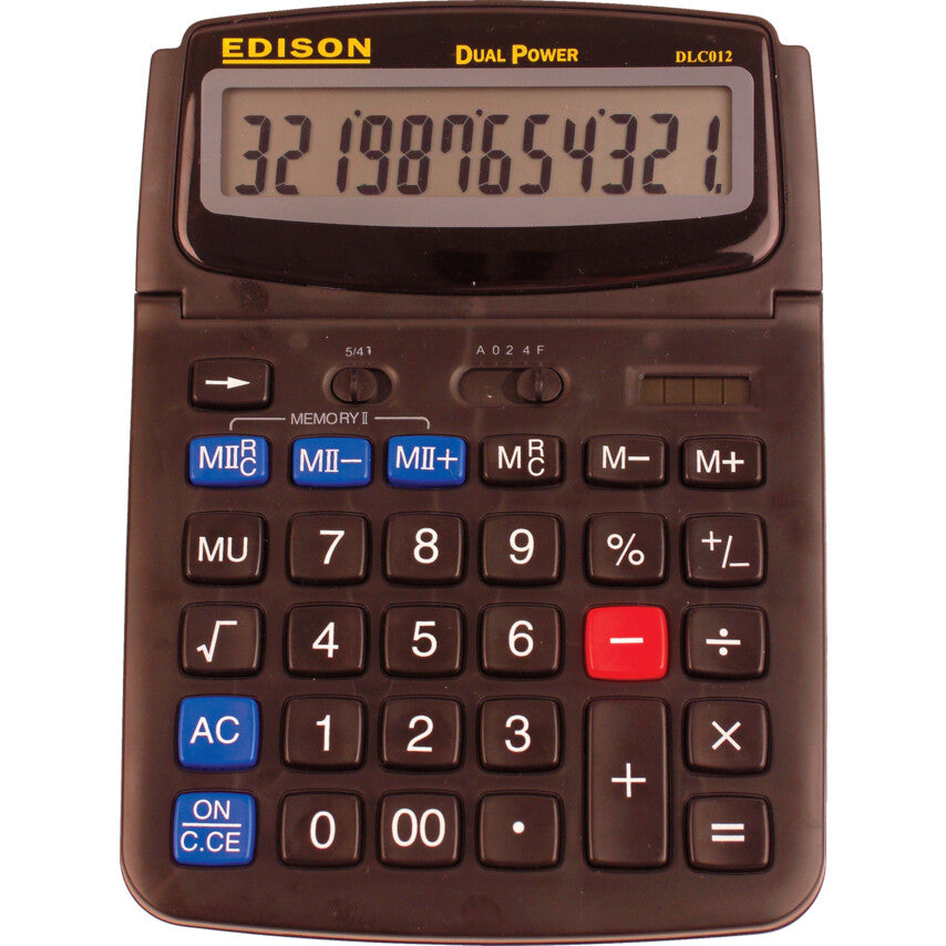 DLC012 12-DIGIT LARGE DESKTOP CALCULATOR