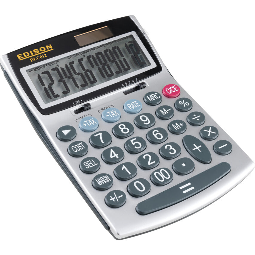 DLC012 12-DIGIT LARGE LCD CALCULATOR