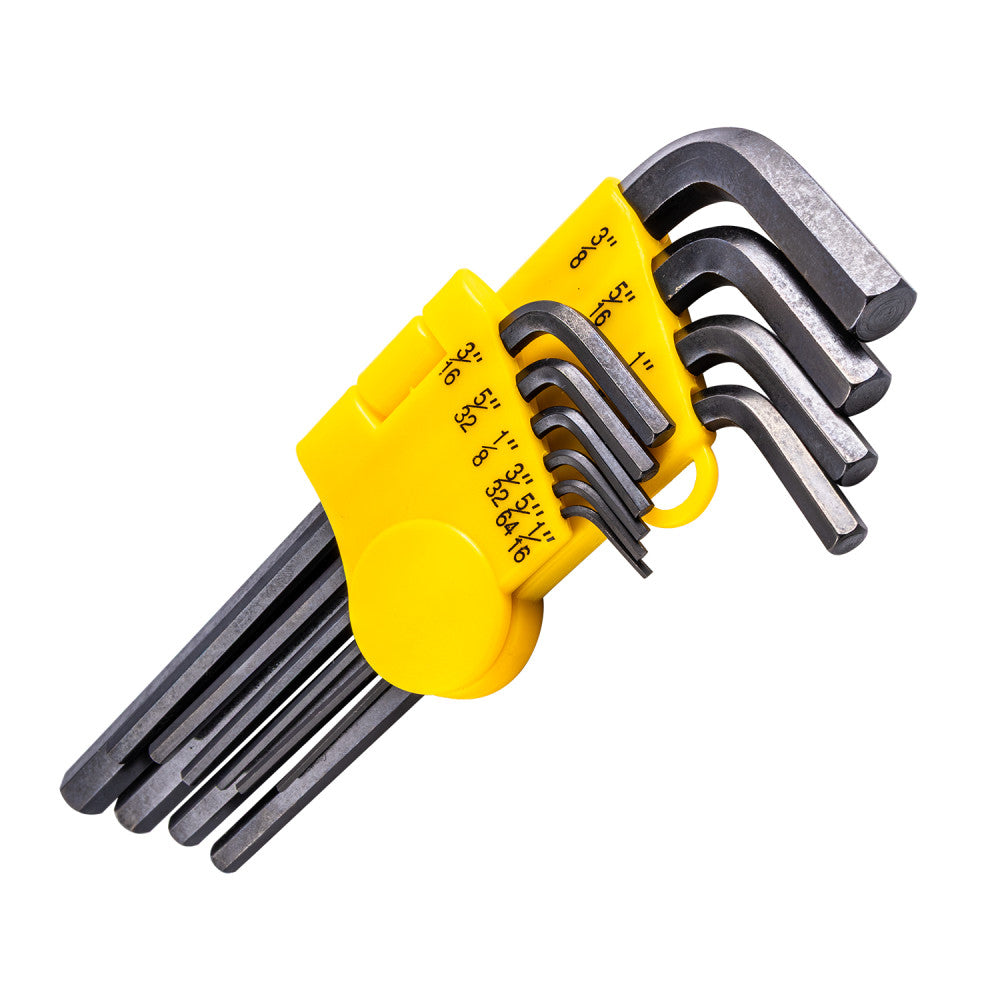 Allen Key Set 10pce (Std) Imperial Ver 1/16" - 3/8"