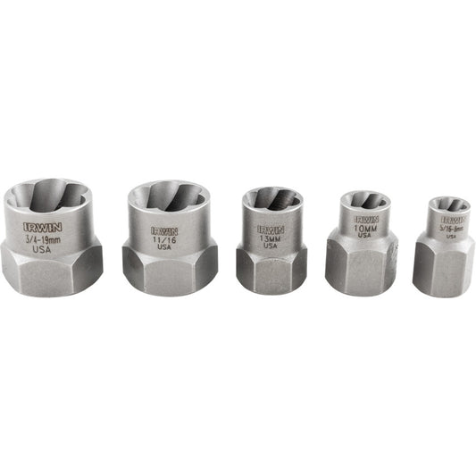 Stud Extractor Set, Drive 3/4in., Carbon Steel