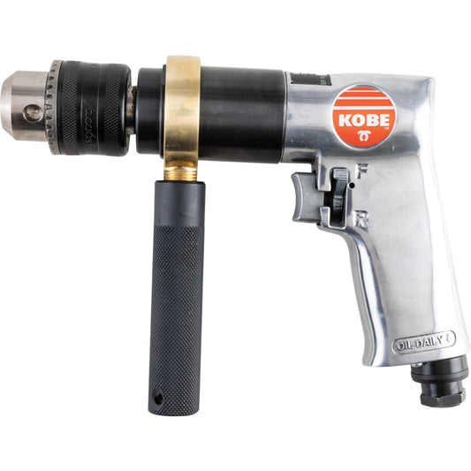 DPR813, Air Drill, Air, 800rpm, Keyed, 1.5 to 13mm, 1/4in., 373W