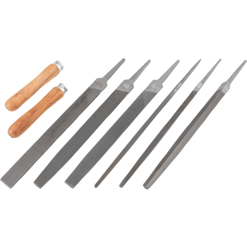 200mm (8") 8 Piece Second Cut Engineers File Set