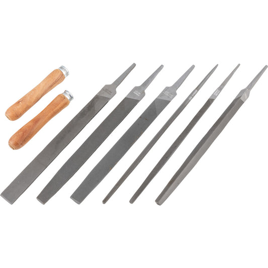 200mm (8") 8 Piece Second Cut Engineers File Set