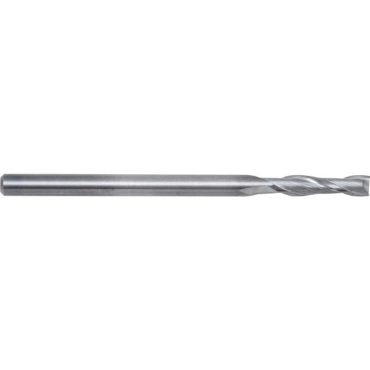 Regular, Slot Drill, 2mm, 2fl, Plain Round Shank, Carbide, Uncoated