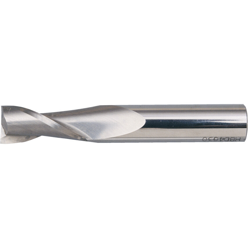 Regular, Slot Drill, 20mm, 2fl, Plain Round Shank, Carbide, Bright