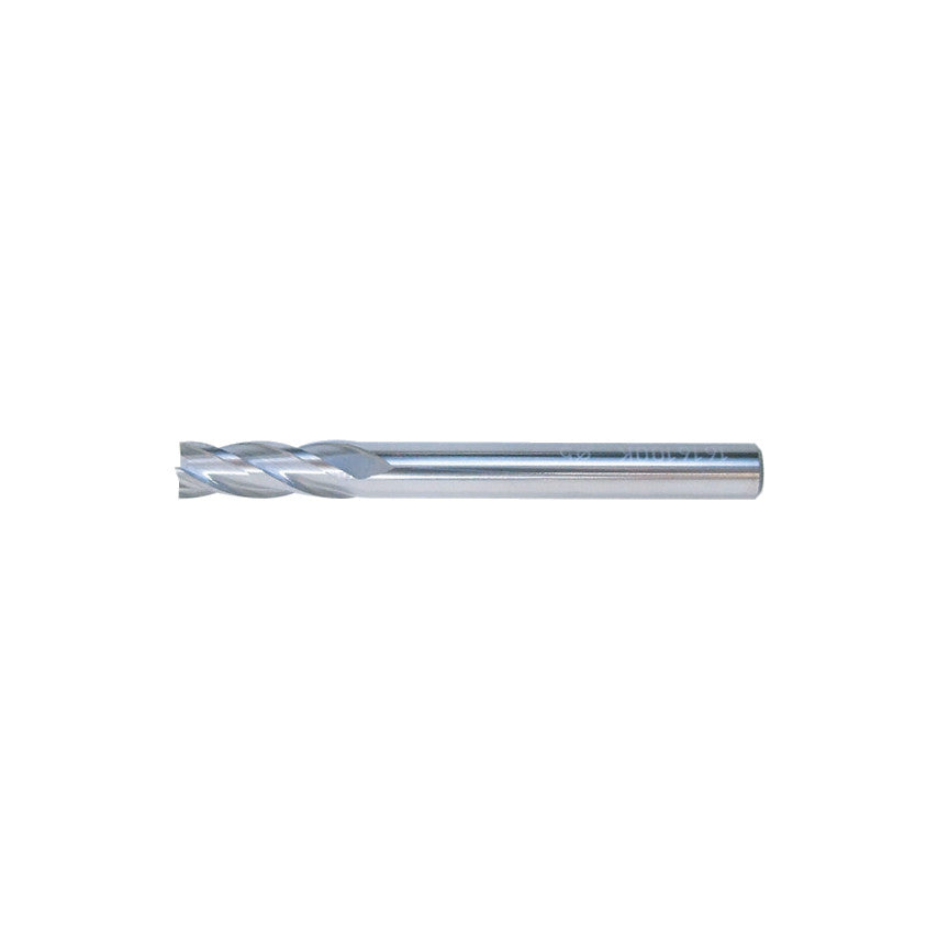 End Mill, Regular, Plain Round Shank, 5mm, Uncoated, Carbide, 4fl