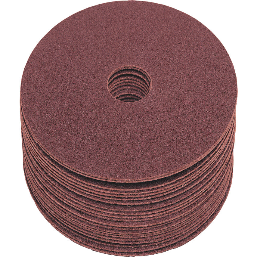 Aluminium Oxide Fibre Disc, P60, 100 x 16mm, Pack of 1