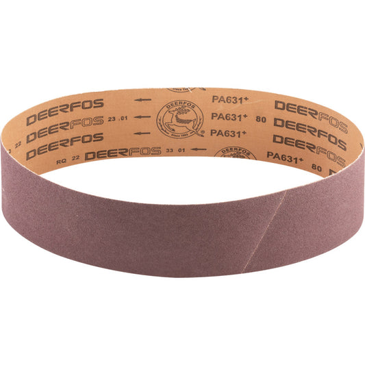 100 x 915mm, Aluminium Oxide Abrasive Belt, P80