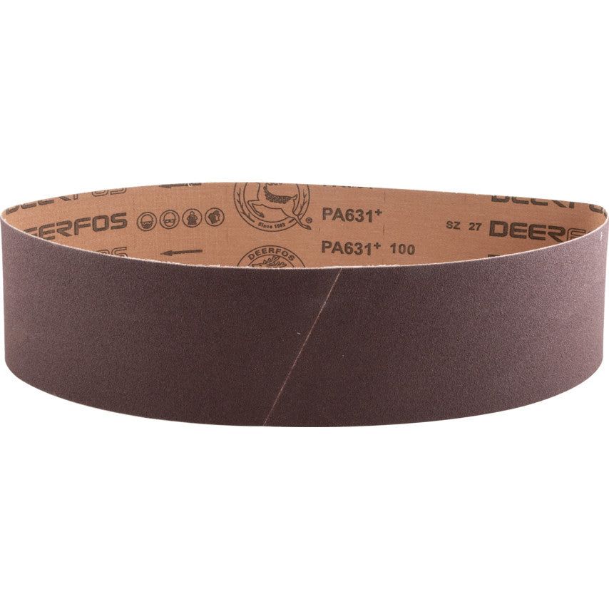 100 x 915mm, Aluminium Oxide Abrasive Belt, P100