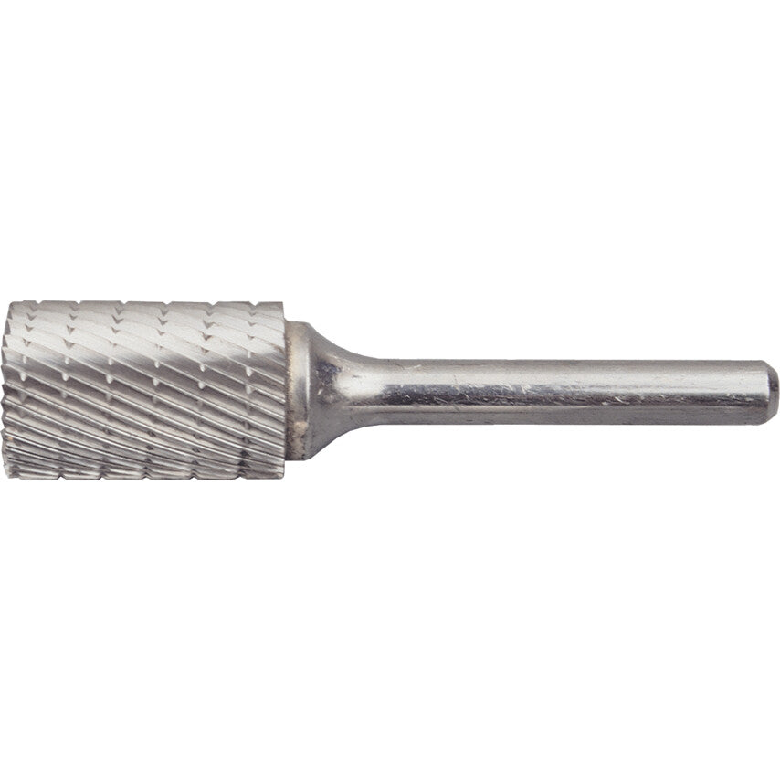 Carbide Burr, Uncoated, Cut 9 - Chipbreaker, 8mm, Cylindrical End Cut