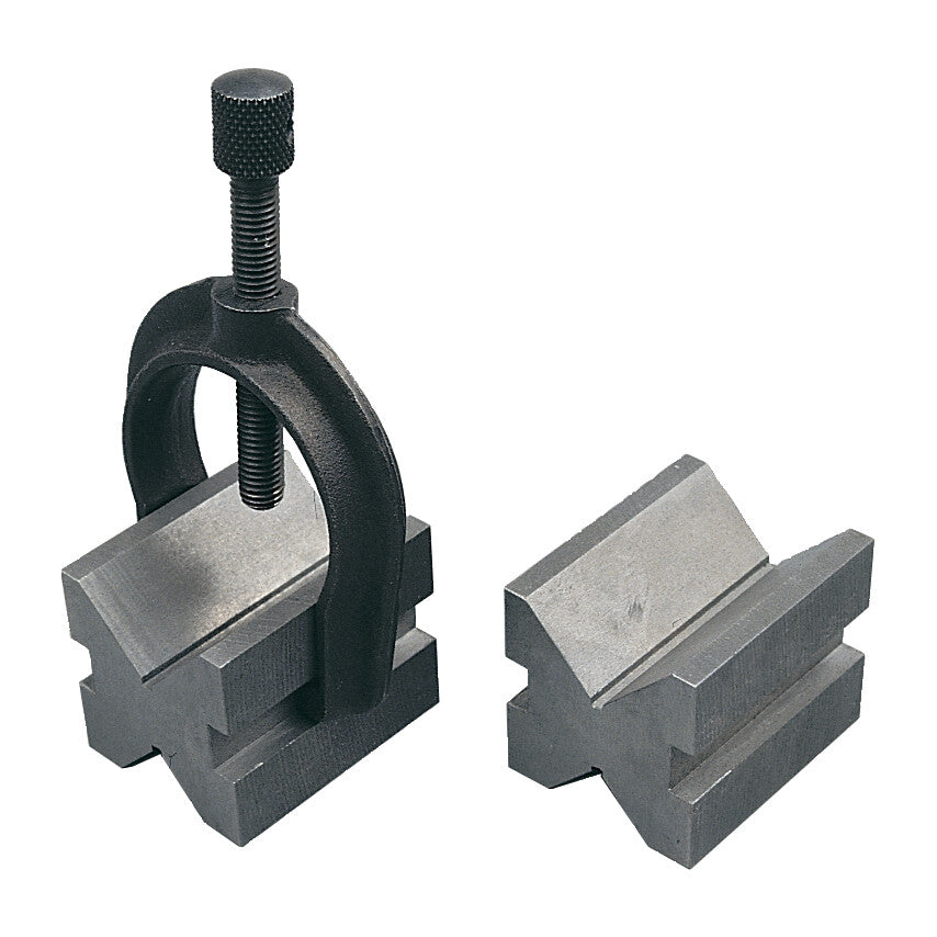 32x42x32mm WORKSHOP VEE BLOCKS C/W CLAMPS