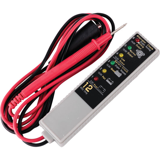 LED BATTERY & ALTERNATOR TESTER 12V