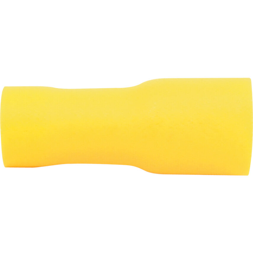 6.30mm FULLY INSULATED YELLOW FEMALE PUSH-ON (100)