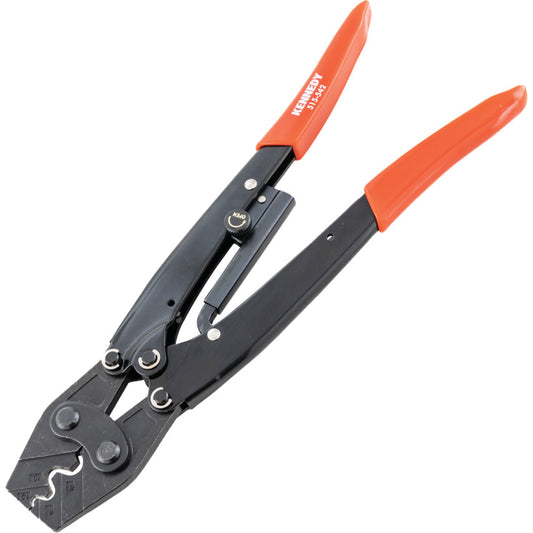 Crimping Pliers for Wire Ferrules, DIN 1 - 2, 6, 10, 16mm², AWG 14, 10, 8, 6, 275mm Overall Length