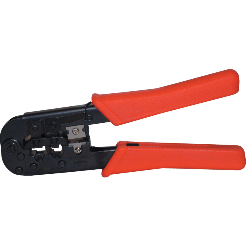 RJ45, RJ12, RJ11, Crimping Pliers, 8P8C/RJ-45, 6P/RJ-12'RJ-11' 6P2C, 185mm Overall Length