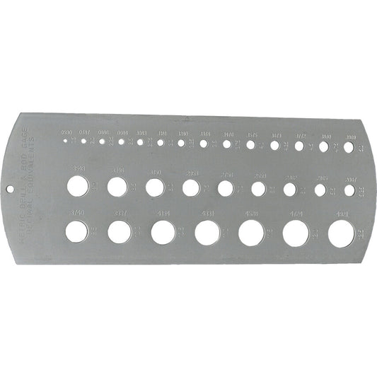 1/16"-1/2" IMPERIAL DRILL & DRILL ROD GAUGE