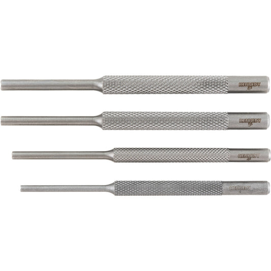 Steel, Punch Set, Point 4.0mm/4.8mm/5.5mm/6.4mm, 150mm