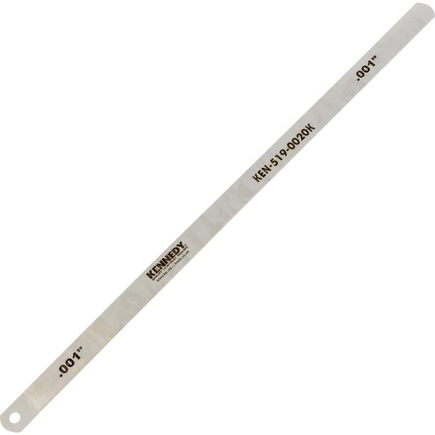 0.007" x 1/2" FEELER STRIP 12" LONG