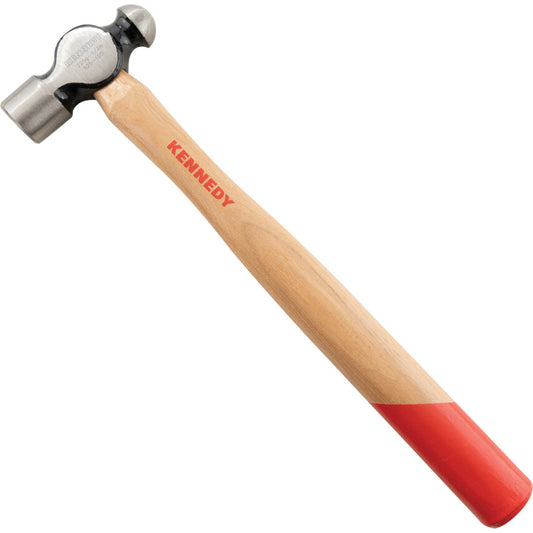 Ball Pein Hammer, 1/2lb, Wood Shaft, Polished Face