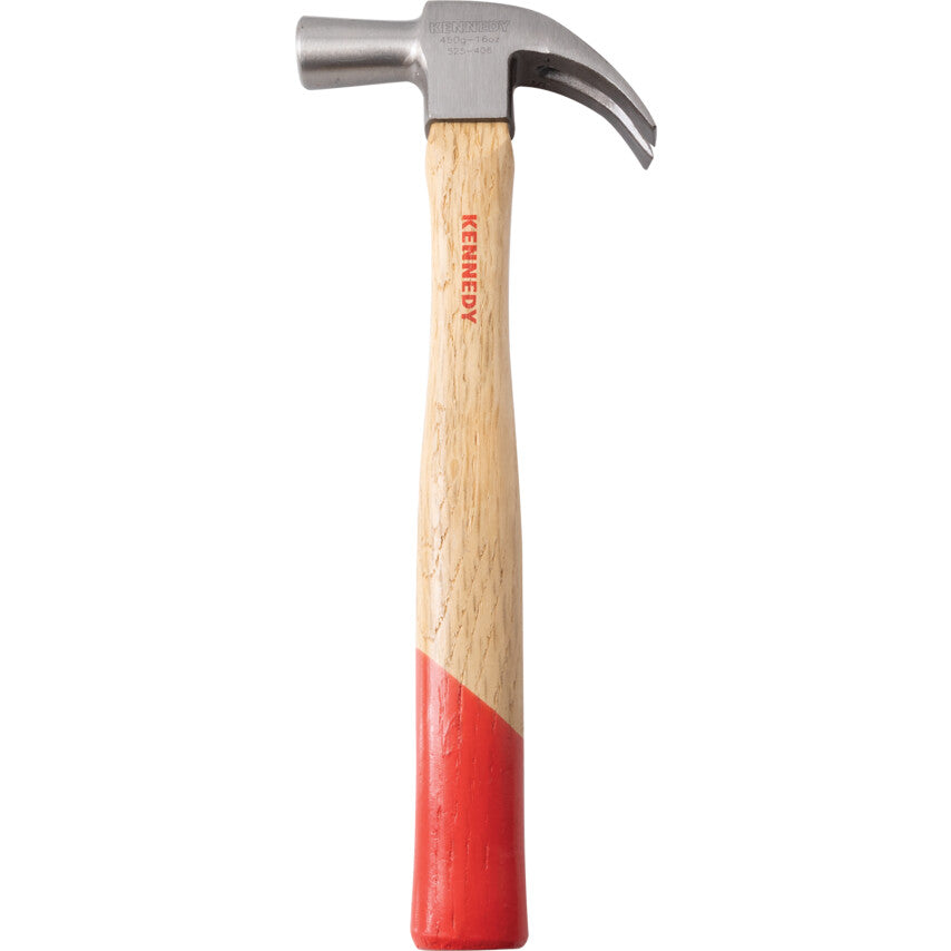 Claw Hammer, 16oz., Hardwood Shaft