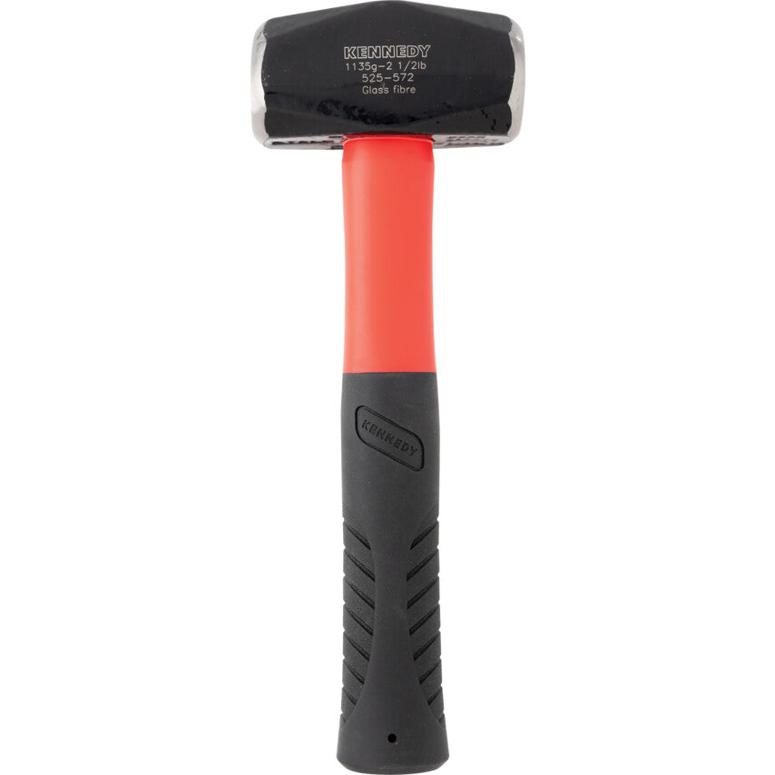 Lump Hammer, 2lb, Fibreglass Shaft, Anti-vibration