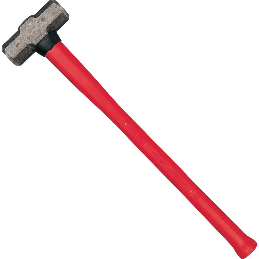 Sledge Hammer, 10lb, Fibreglass Shaft, Anti-vibration