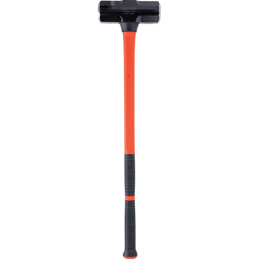 Sledge Hammer, 14lb, Fibreglass Shaft, Anti-vibration
