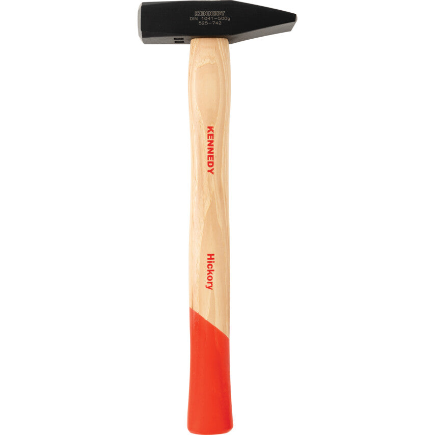 Machinist Hammer, 0.5kg, Wood Shaft, Waxed Shaft