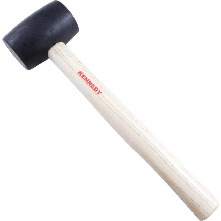 8oz Rubber Mallet, Wood Shaft