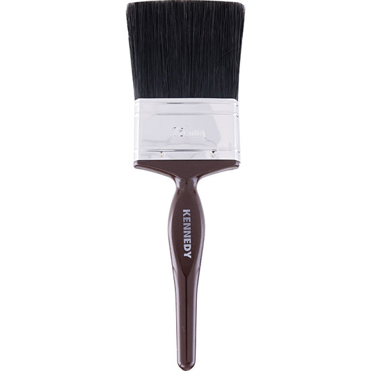 3in., Flat, Natural Bristle, Paint Brush, Handle Plastic