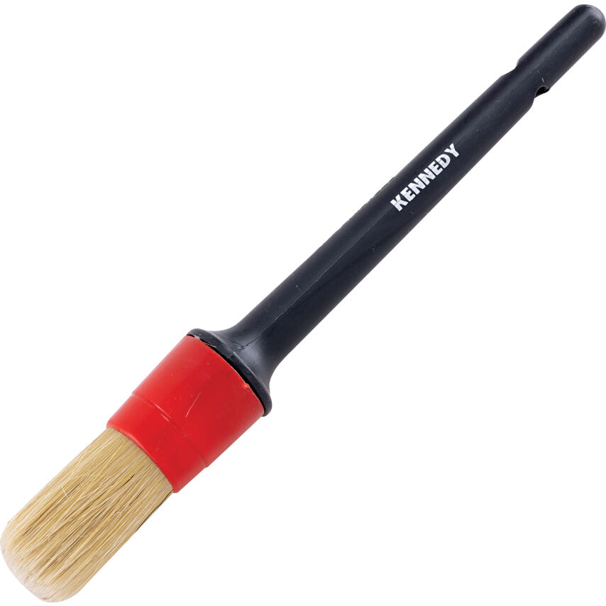 10/32in., Round, Synthetic Bristle, Sash Brush, Handle Plastic