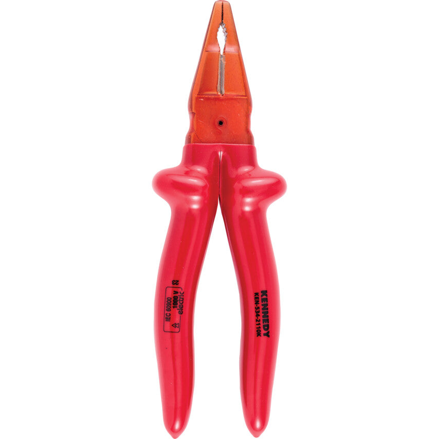 Combination Pliers, Serrated, Steel, 210mm, Insulated