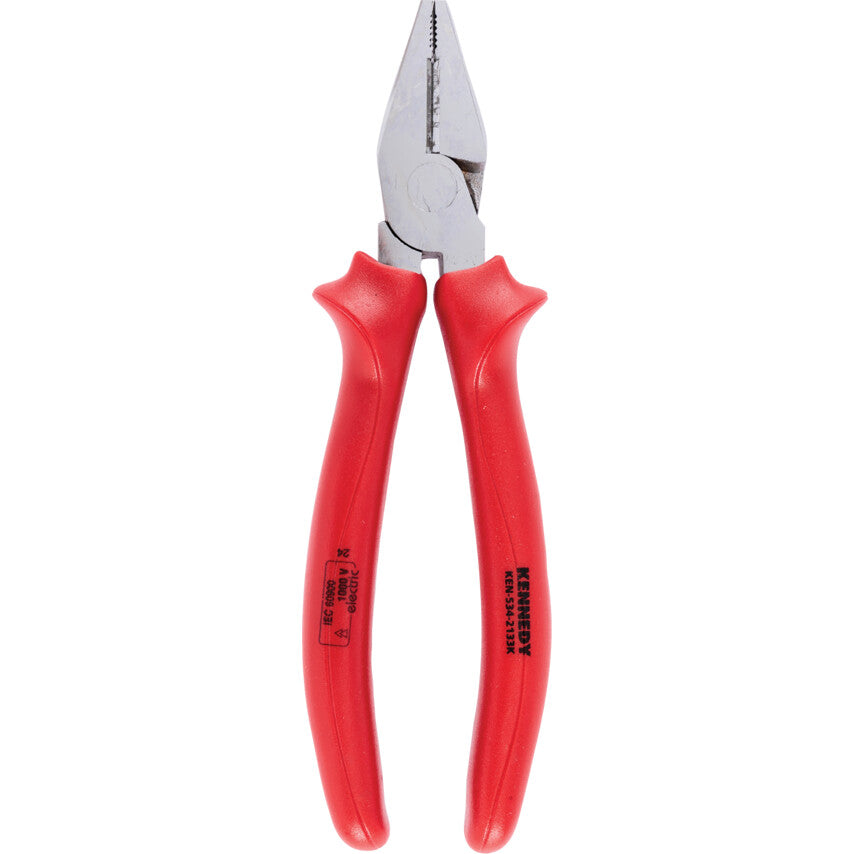 Combination Pliers, Serrated, Steel, 210mm, Insulated