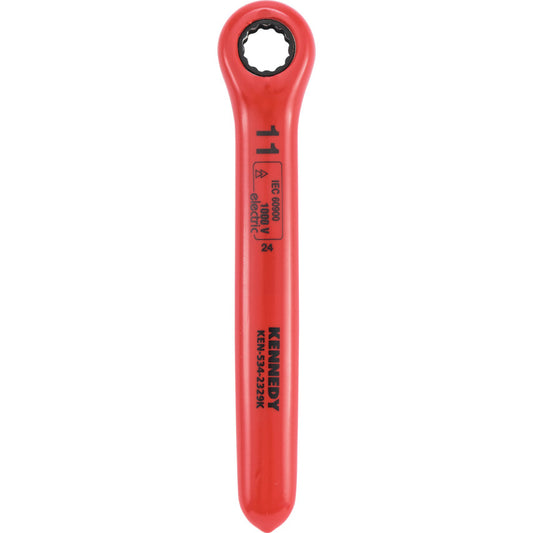 11MM INSULATED RATCHET RING SPANNER DOUBLE TRIANGLE 1000 V