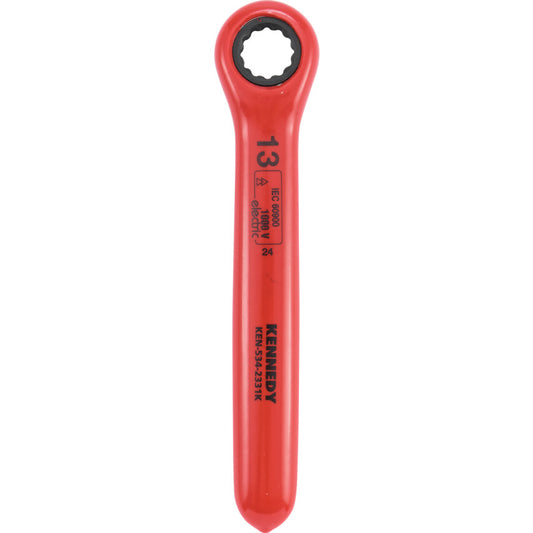 13MM INSULATED RATCHET RING SPANNER DOUBLE TRIANGLE 1000 V