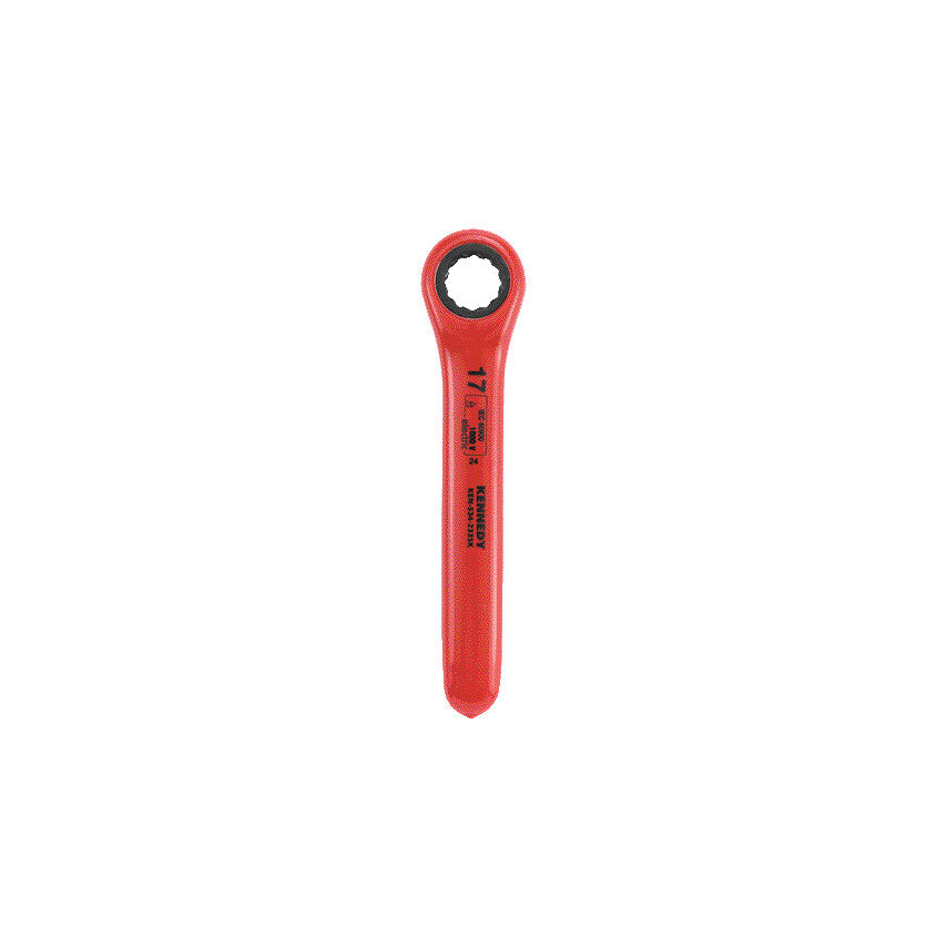 17MM INSULATED RATCHET RING SPANNER DOUBLE TRIANGLE 1000 V