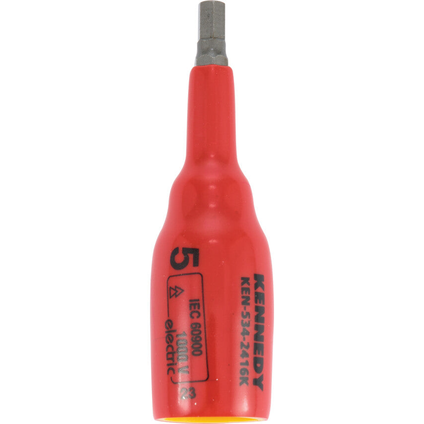 3/8in. Drive, Standard Insulated Socket, 5mm, Metric, Insulated Coating