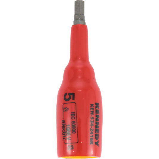 3/8in. Drive, Standard Insulated Socket, 5mm, Metric, Insulated Coating