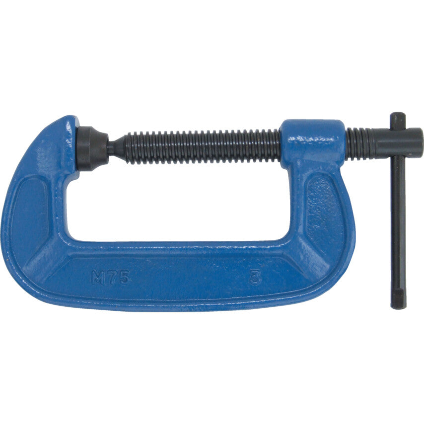 12in./300mm Heavy Duty G-Clamp, Steel Jaw, T-Bar Handle