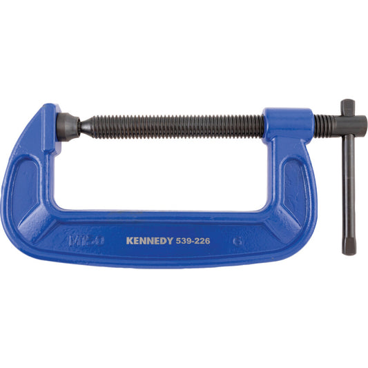 6in./150mm Heavy Duty G-Clamp, Steel Jaw, T-Bar Handle