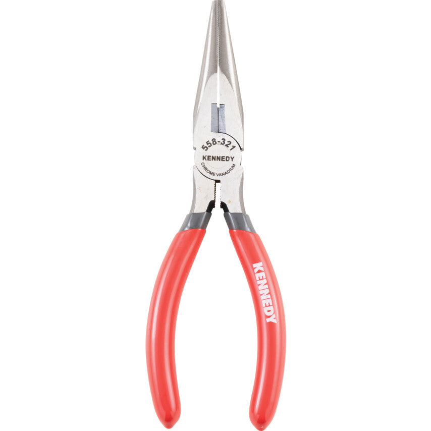 Needle Nose Pliers, Serrated, Steel, 160mm