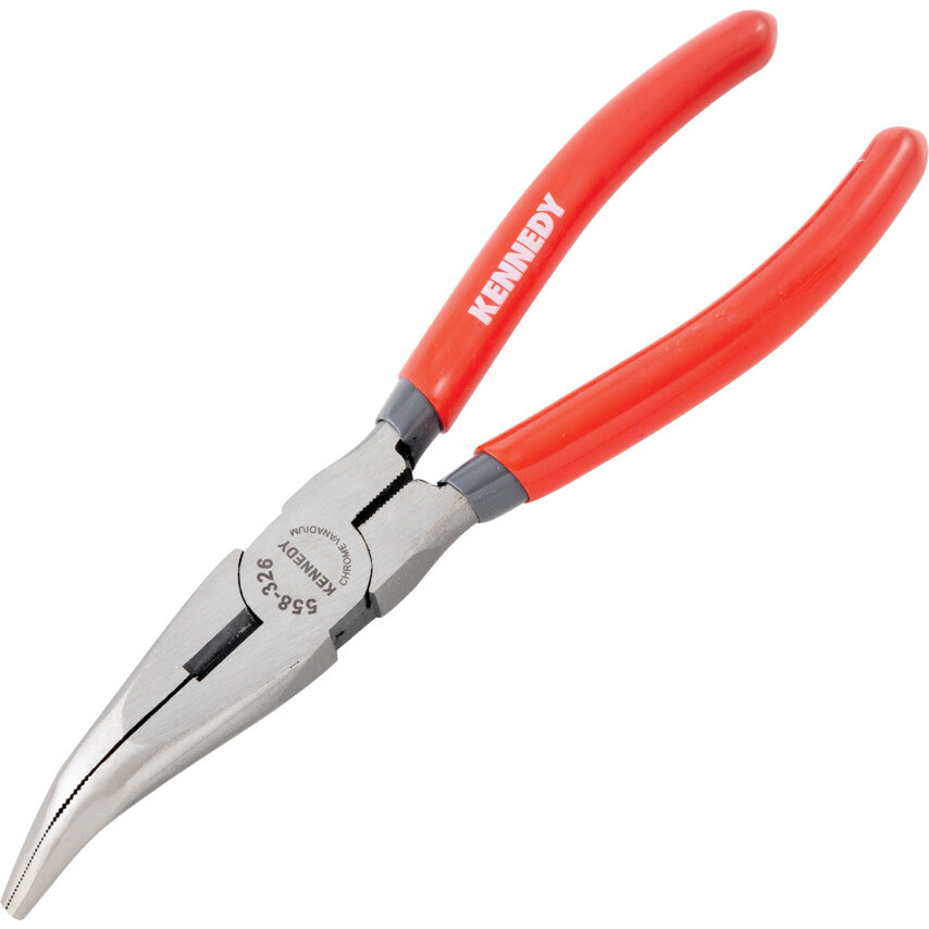 Needle Nose Pliers, Serrated, Steel, 200mm