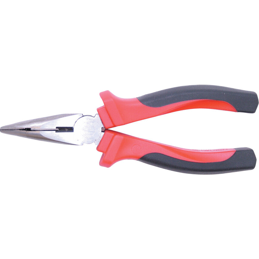 Needle Nose Pliers, Serrated, Steel, 200mm