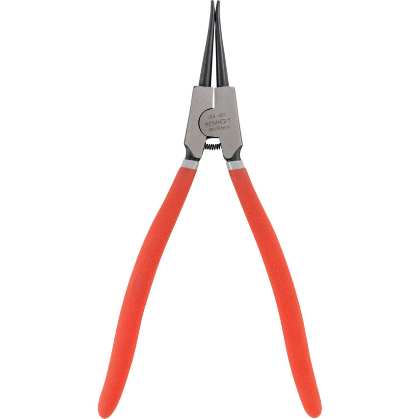 Circlip Pliers, External, Carbon Steel, 85-165mm, 12" Straight Nose