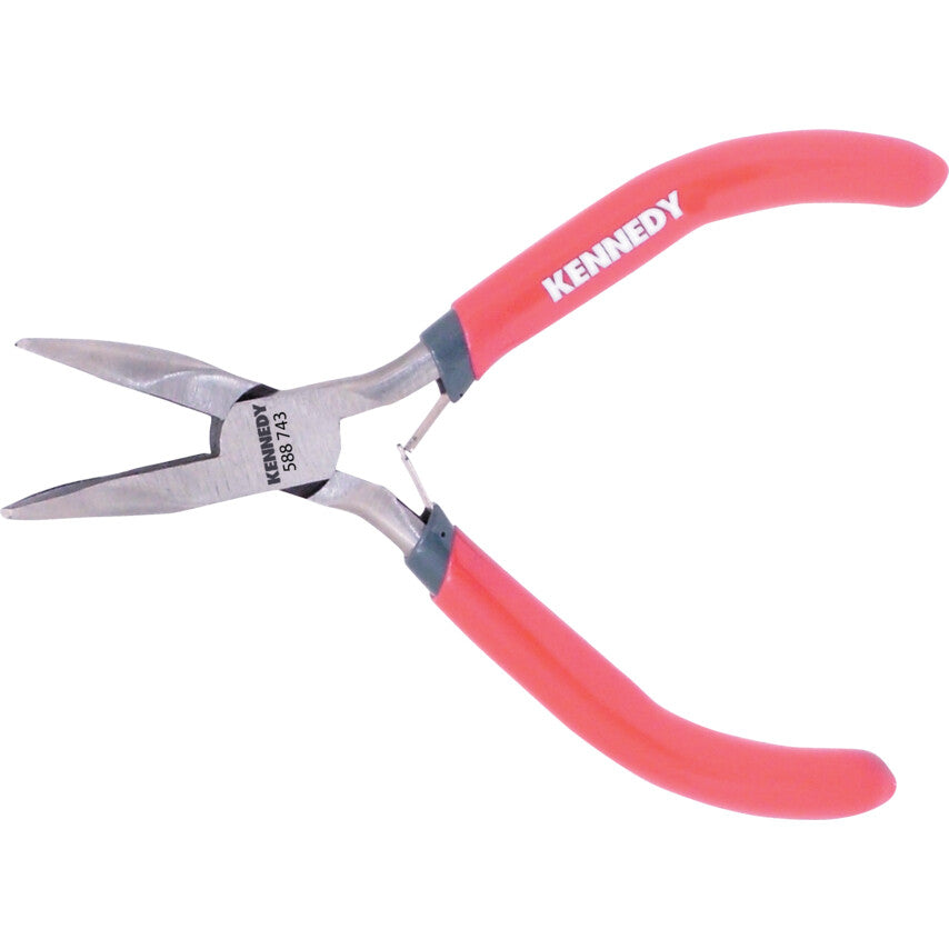 Bent Nose Pliers, Smooth, Chrome Nickel Steel, 120mm