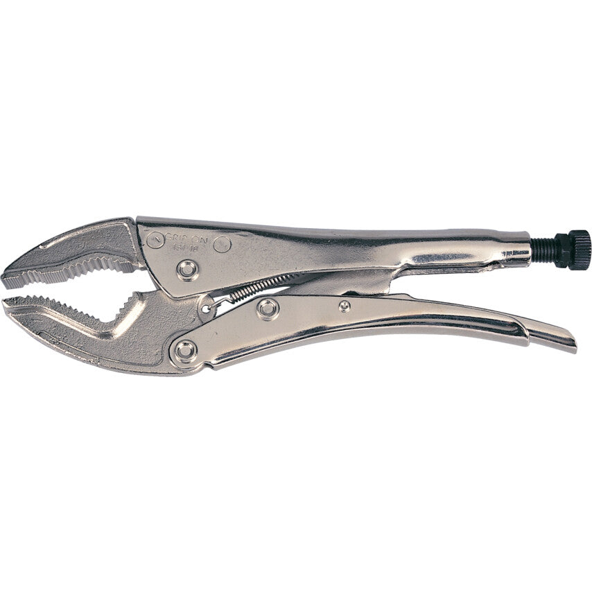 Self Grip Pliers, Curved, Steel, 235mm