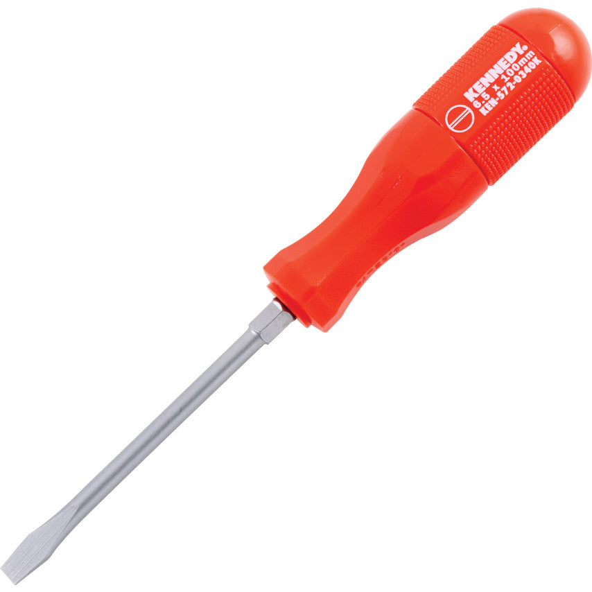Standard Flat Head Screwdriver Slotted 6.5mm x 100mm